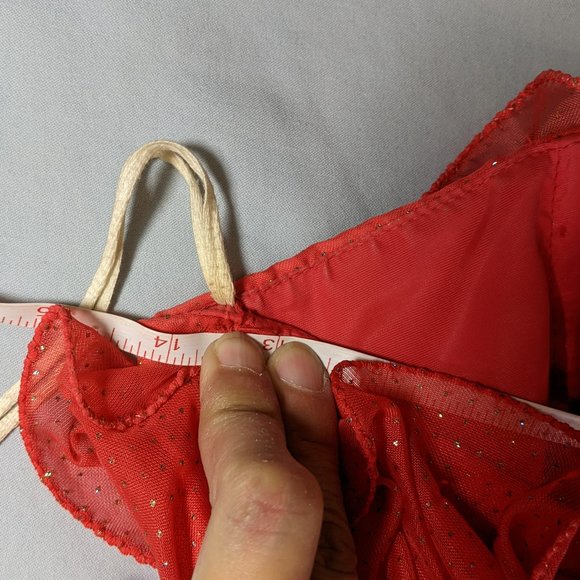 Red Strapless sparkle Prom Dress by Mike Benet Formals small Vintage! EUC! - Picture 12 of 17